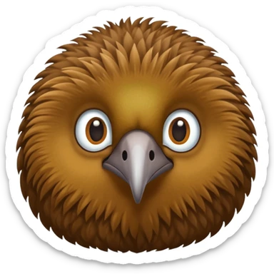 Kiwi bird sticker