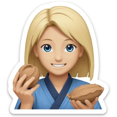 Can you create an emote for me referencing the character Deidara from the Naruto series sticker