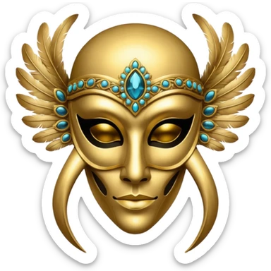 DJ Claptone mask sticker