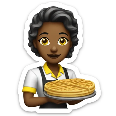 Waffle House waitress  sticker