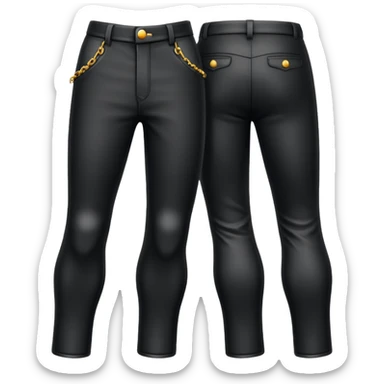 Pantalones de montar (breeches) negros sticker