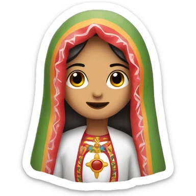 Virgin del Guadalupe  sticker