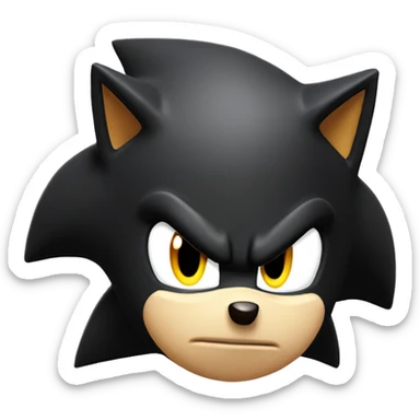 Shadow the hedgehog iOS  sticker