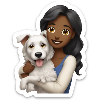 Beautiful dog mom sticker