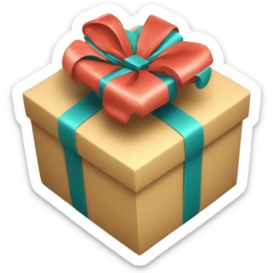 Gift Box
 3d  sticker