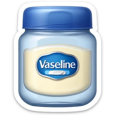 generate an ios genmoji of a vaseline sticker