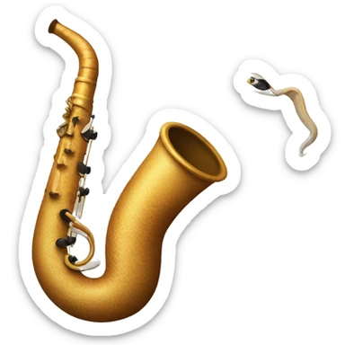 Shehnai and cobra sticker
