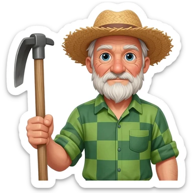 Farmer  from fairytale sticker