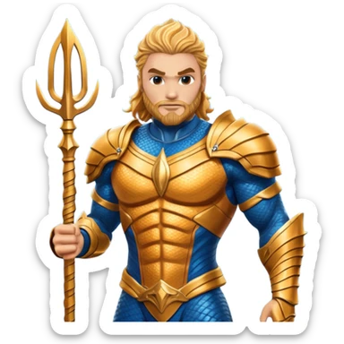 aquaman full armor sticker