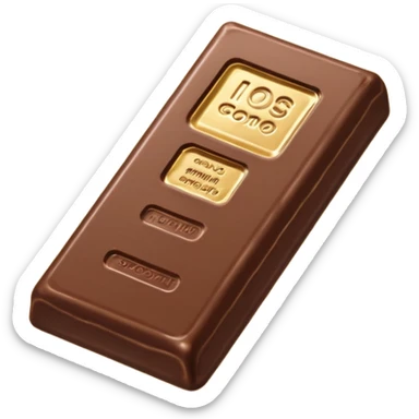 Chocolate bar emoji sticker