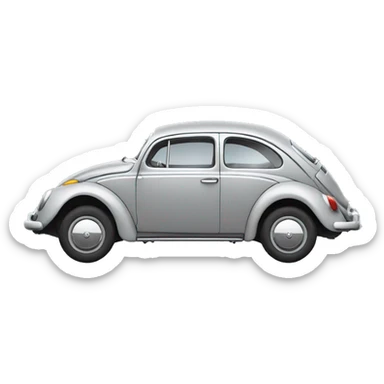 Coche TRoc de  Volkswagen gris  sticker