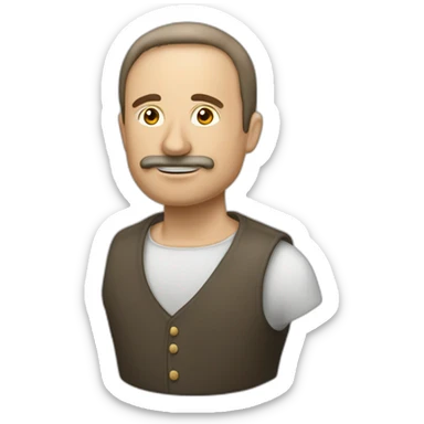 Mann von hinten mit ausgebreiteten Armen sticker