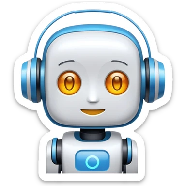 Chatbot in user support sticker