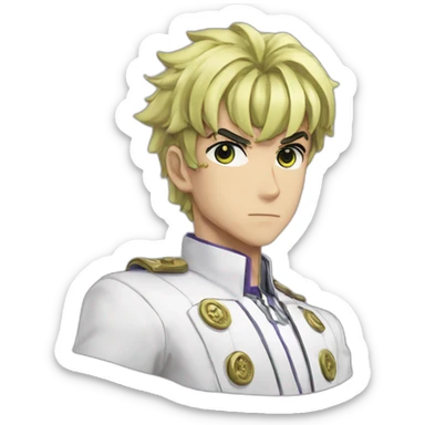 jojo bizarre adventure macron sticker