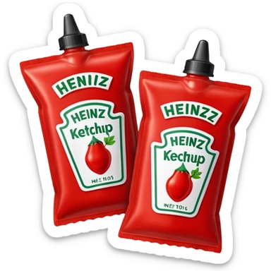 Heinz Ketchup Sachets 10ml sticker