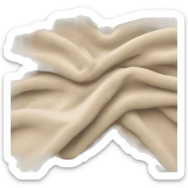 Soft blanket beige sticker