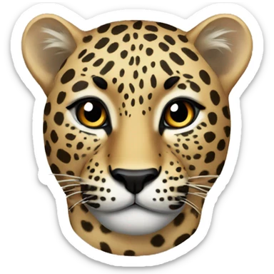 Leopard sticker