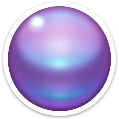 purple pearl sticker