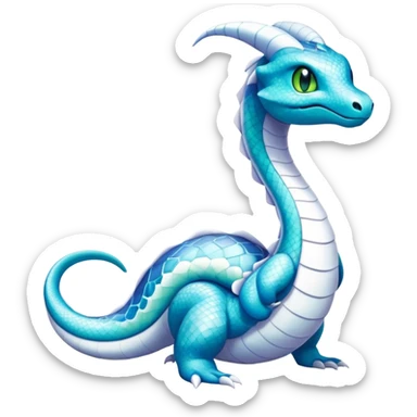 Seviper-Dragonair-Dratini-hybrid, full body, 4 legs sticker