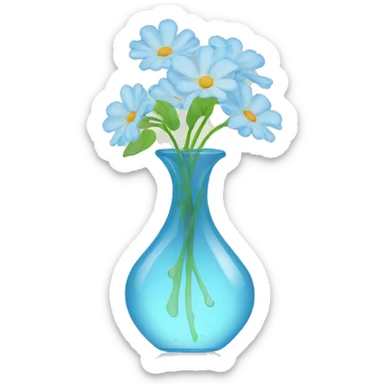 Vase of water sticker