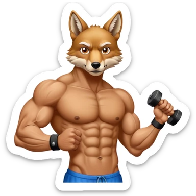 Gym Coyote sticker