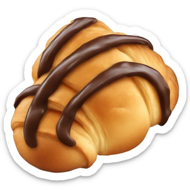 chocolate croissant  sticker