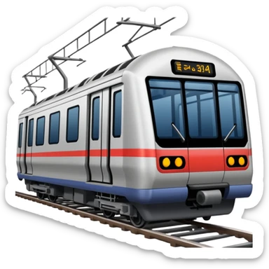 Delhi metro rail🚇 sticker