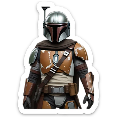mandalorian sticker