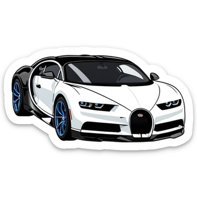 Bugatti Chiron sticker
