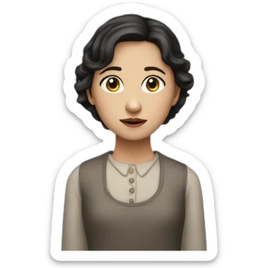 esther, the orphan, horror movie sticker