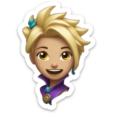 Jinx from League of legend sticker