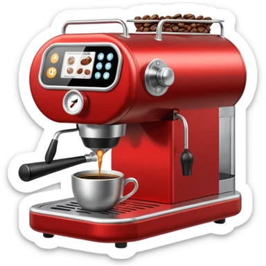 industrial coffee roast machine sticker