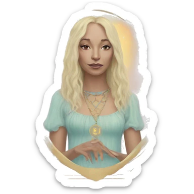 tarot cards pastel  sticker