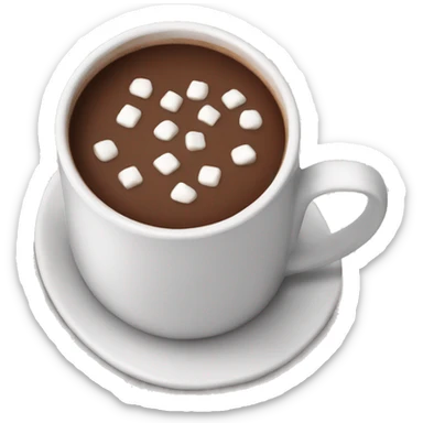 Hot chocolate sticker