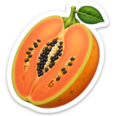 Papaya sticker