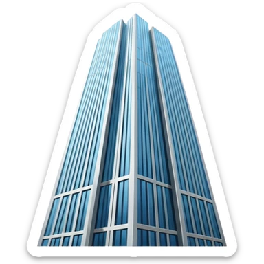 famous sky scraper sticker