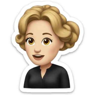 adele the singer sticker
