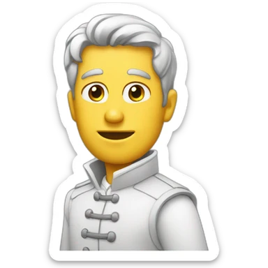 homme allant se faire executer sticker