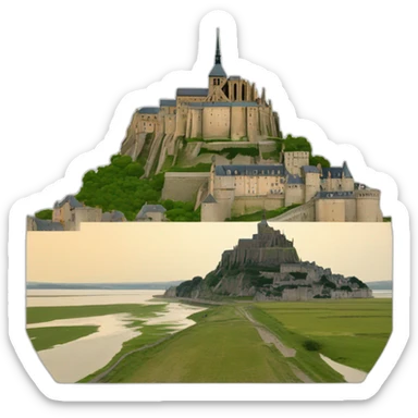 Mont saint Michel sticker