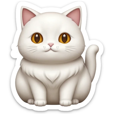 Chat mignon qui se bagarre sticker