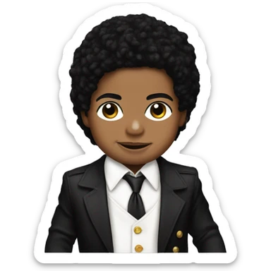 Micheal jackson and baby sticker