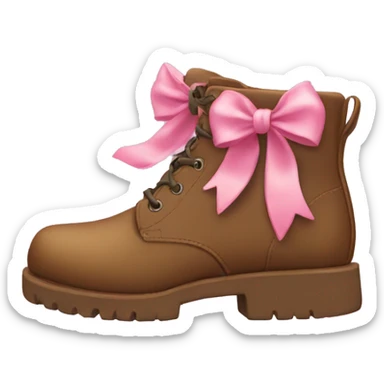 boots with bows sticker