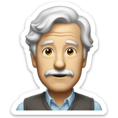 55 old soft engenieer grumbling sticker