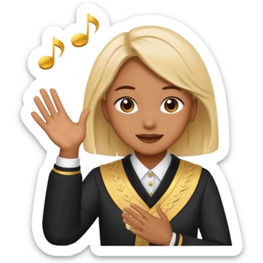 clapping emoji, for sabashi, to clap and donate money to talent on stage sticker