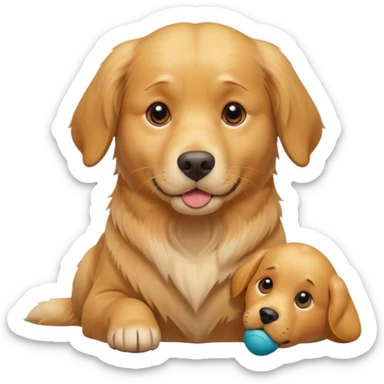 Boredom / Restlessness dog picture sticker