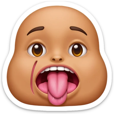 make tongue longer sticker