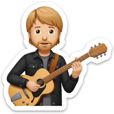 Trey anastasio playing guitar sticker