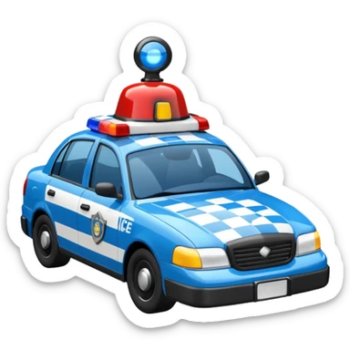 Police Car sticker