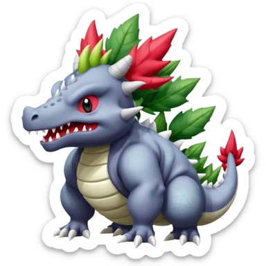 Ugly Fey Toony Rhydon-Shaymin-dragon sticker