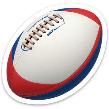 Balón de rugby digital sticker